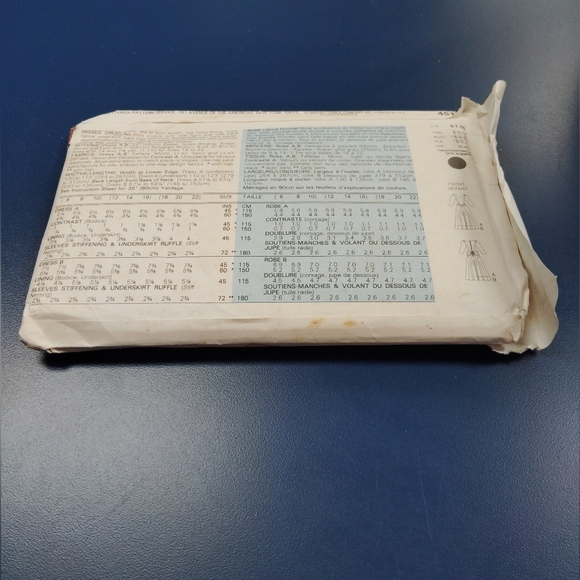 Butterick Sewing Pattern 4517 Women's Evening Cocktail Formal Dress Sizw12-16 - Picture 4 of 6